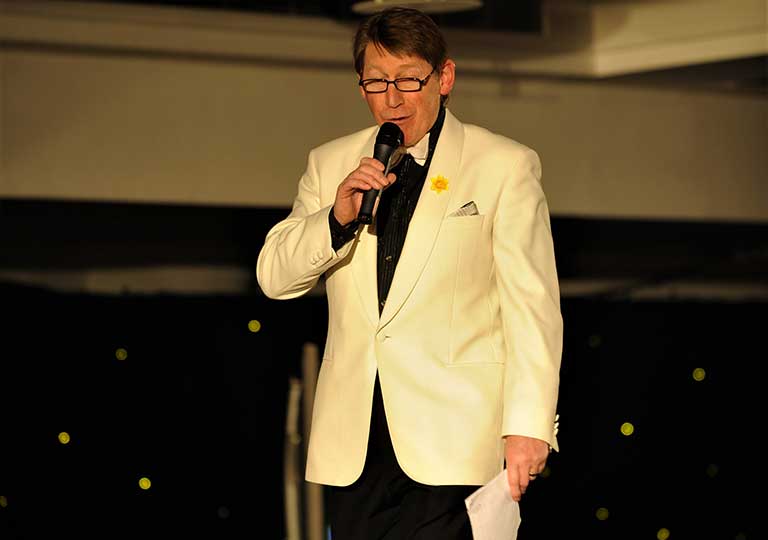 Presenting at Manchester United